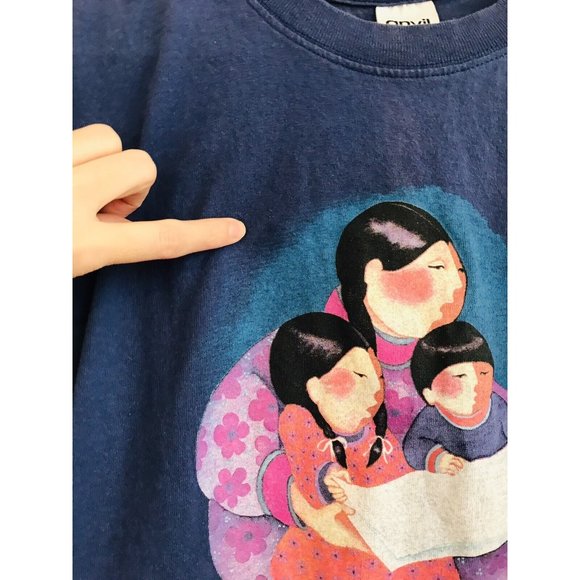 Vintage Large Alaska Distressed Blue T Shirt - Picture 2 of 6